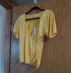 NWT YELLOW TOP